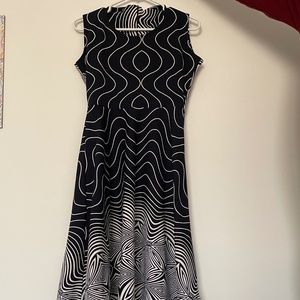 Midi swirl dress